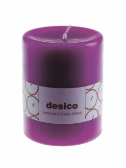 Kynttilät & Lyhdyt|Desico Pöytäkynttilä 100 mm PURPLE