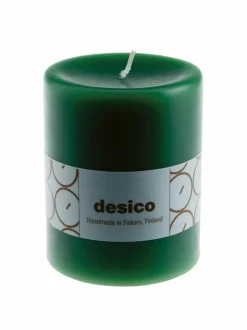 Kynttilät & Lyhdyt|Desico Pöytäkynttilä 100 mm GREEN