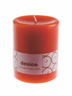 Kynttilät & Lyhdyt|Desico Pöytäkynttilä 100 mm DARK ORANGE