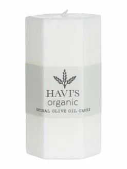 Kynttilät & Lyhdyt|Havi's Pöytäkynttilä 5 x 10 cm WHITE