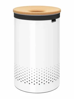 Pyykkihuolto|Brabantia Pyykkikori 60 l VALKOINEN/KORKKI