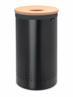 Pyykkihuolto|Brabantia Pyykkikori 60 l BLACK MATTE