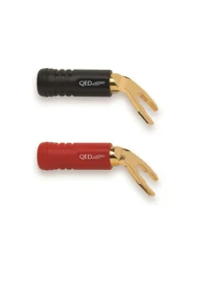 Audio|QED Screwloc ABS Duo Spade 2RED 2BLK