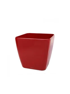 Ruukut & Istutusastiat|Lechuza Quadro Punainen Altakasteluruukku ∅35cm, korkeus 33cm PUNAINEN KIILTÄVÄPINTA