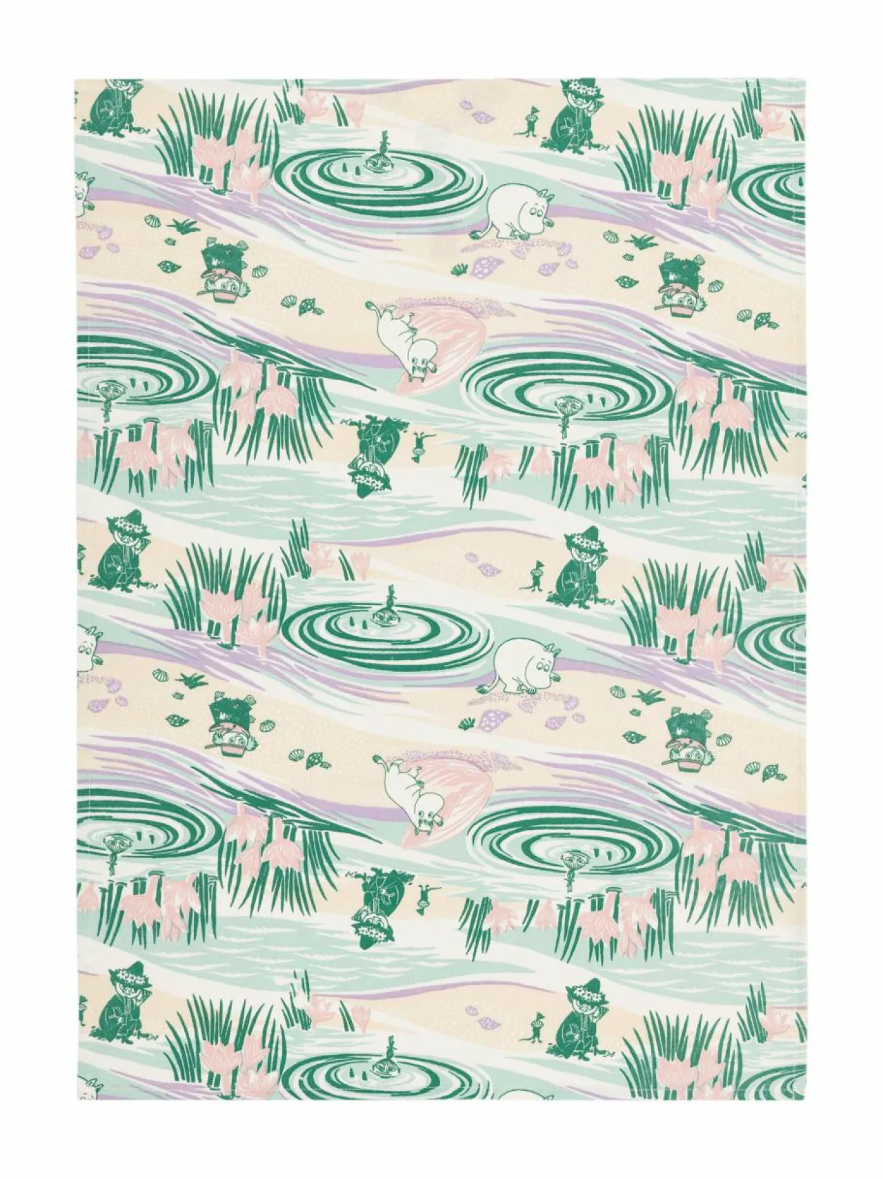 Keittiö- & Kattaustekstiilit|Moomin Arabia Rantapäivä-keittiöpyyhe 50 x 70 cm MULTI-COLOUR