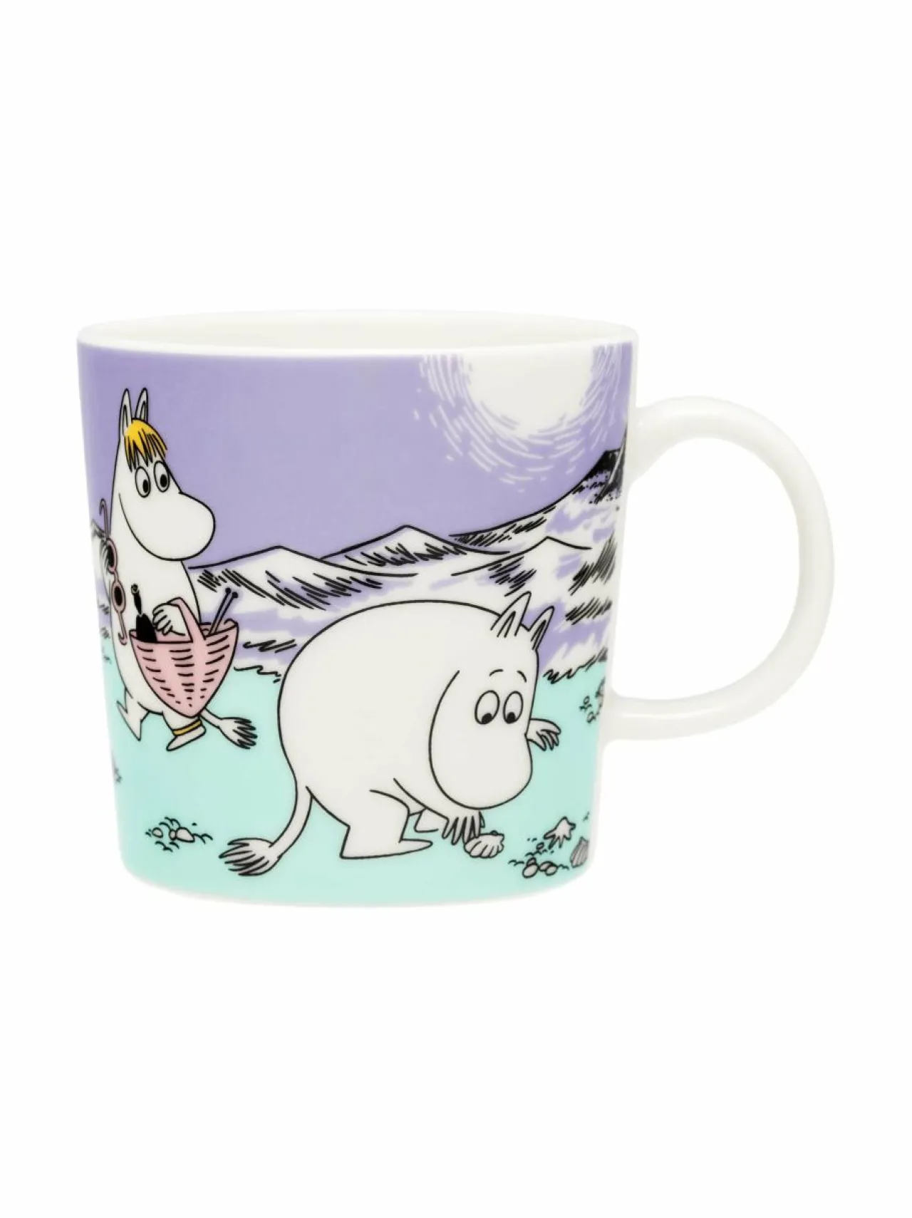 Mukit & Kupit & Asetit|Moomin Arabia Rantapäivä-muki 300 ml MULTI-COLOUR