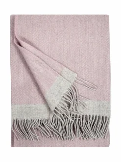 Huovat & Päiväpeitot|Lapuan Kankurit Rauha-villahuopa 130 x 180 cm ROSE-BEIGE