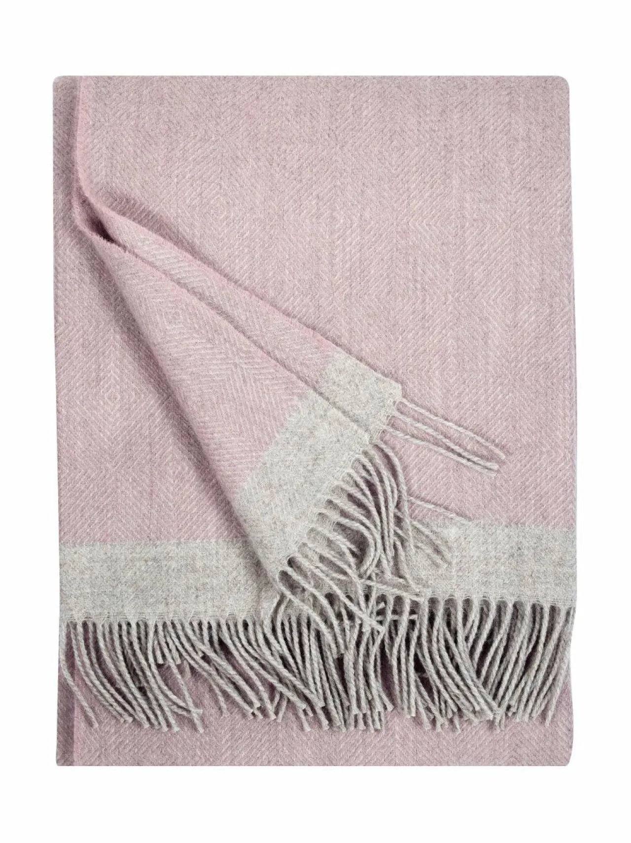 Huovat & Päiväpeitot|Lapuan Kankurit Rauha-villahuopa 130 x 180 cm ROSE-BEIGE