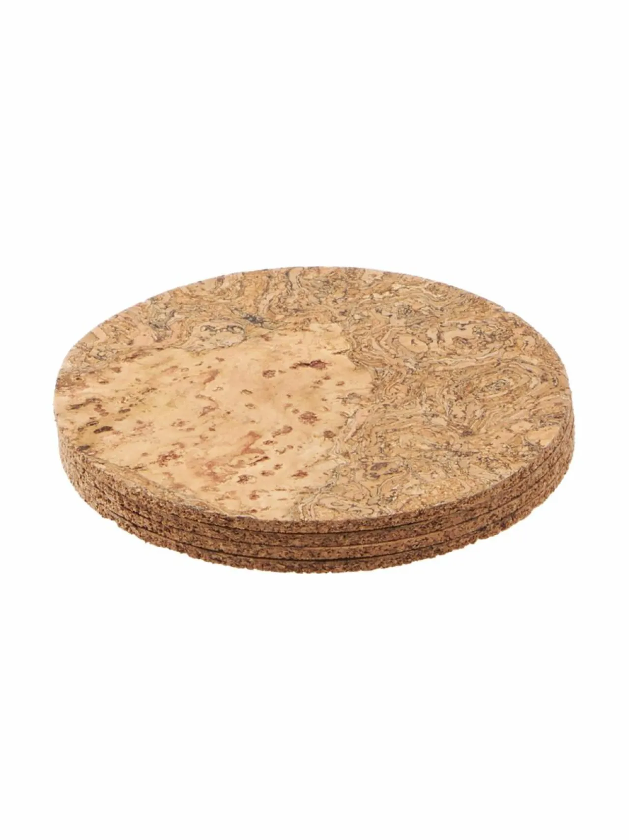 Keittiö- & Kattaustekstiilit|Casa Stockmann Rea-korkkilasinaluset 4 kpl NATURAL