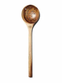 Keittiötarvikkeet|DUTCHDELUXES Reikälusikka 30,5 cm WOOD