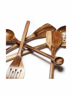 Keittiötarvikkeet|DUTCHDELUXES Reikälusikka 30,5 cm WOOD