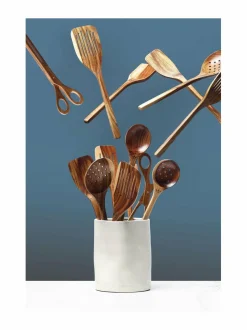 Keittiötarvikkeet|DUTCHDELUXES Reikälusikka 30,5 cm WOOD