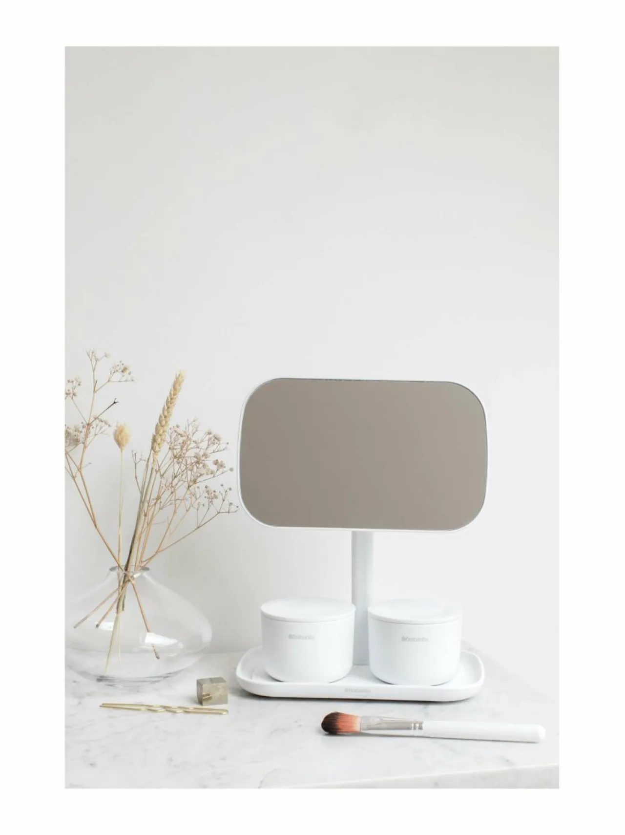 Kylpyhuonetarvikkeet|Brabantia ReNew-pöytäpeili WHITE