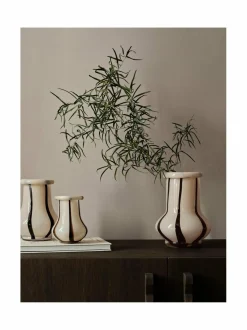 Koriste-Esineet|Ferm Living Riban-lasimaljakko CREAM