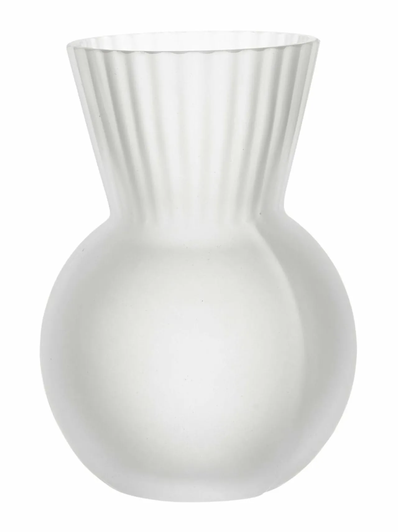 Ruukut & Istutusastiat|Wikholm Form Riffle-hyasinttivaasi, 9 x 14 cm FROSTED WHITE