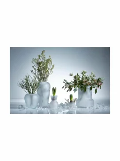 Ruukut & Istutusastiat|Wikholm Form Riffle-hyasinttivaasi, 9 x 14 cm FROSTED WHITE