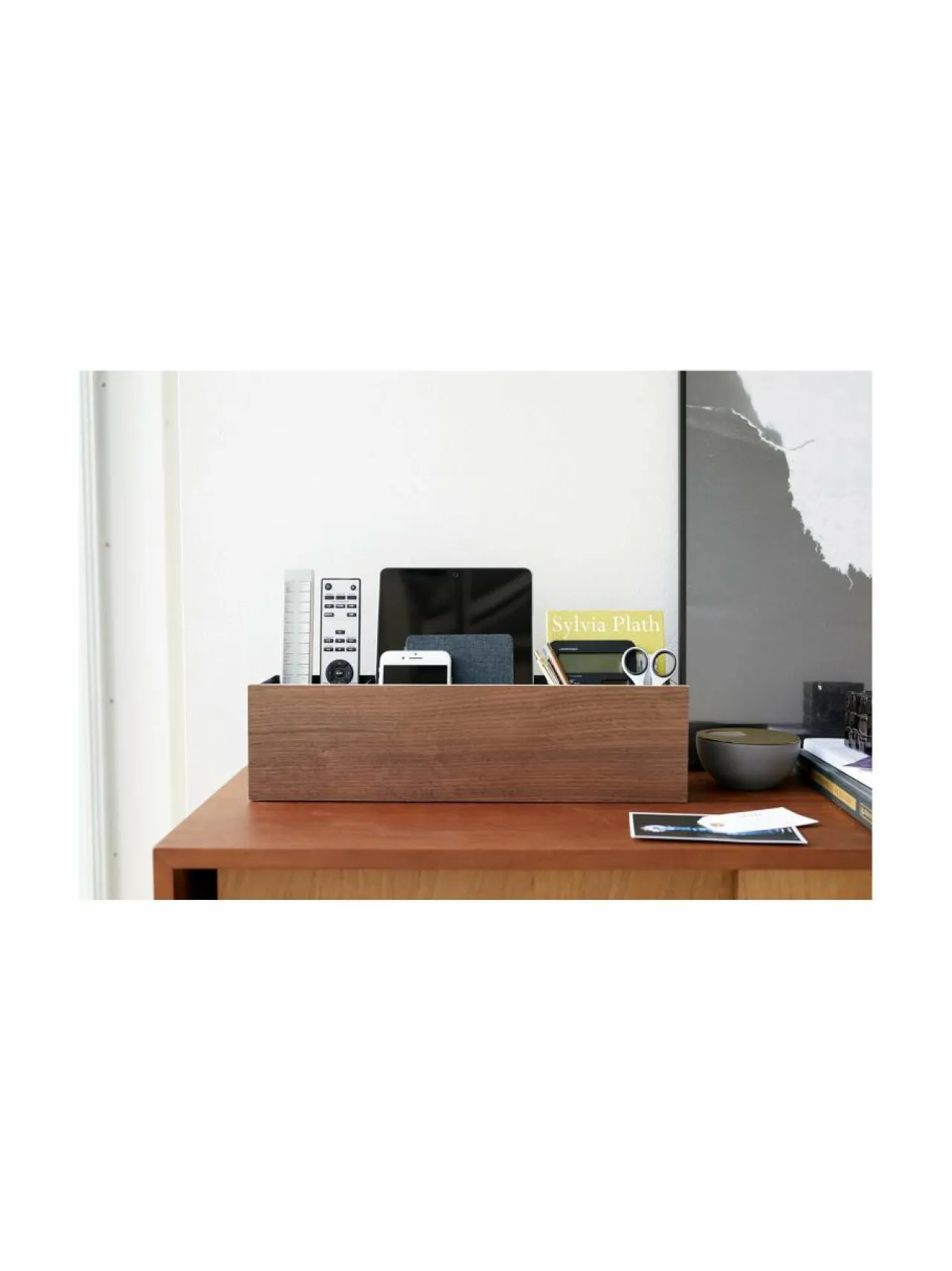 Säilytys|Yamazaki Rin Organizer Box -säilytyslaatikko BROWN/BLACK