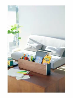 Säilytys|Yamazaki Rin Organizer Box -säilytyslaatikko BROWN/BLACK