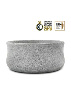 Ruokakupit Ja -Tarvikkeet|Laboni Rocky vuolukivi design ruokakulho - Harmaa