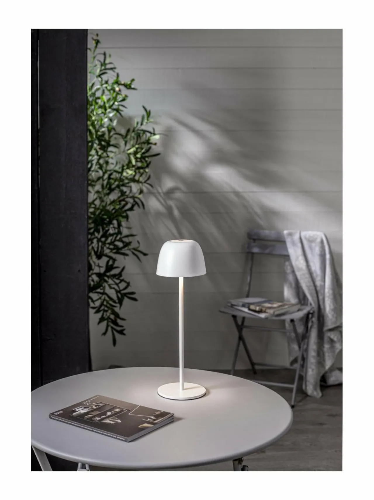 Muut Joulukoristeet|Koriste-Esineet|Star Trading Ronda USB- ladattava pöytävalaisin, ulko- ja sisäkäyttöön 11 x 11 x 34,5 cm VALKOINEN