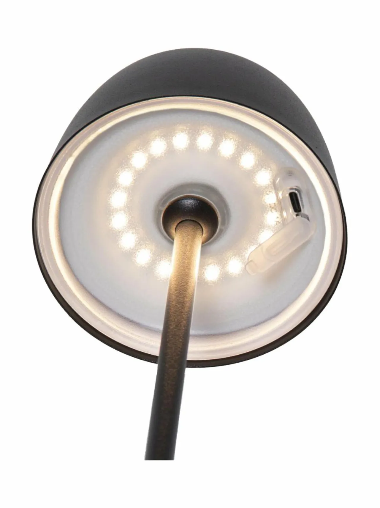 Muut Joulukoristeet|Star Trading Ronda USB- ladattava pöytävalaisin, ulko- ja sisäkäyttöön 11 x 11 x 34,5 cm MUSTA