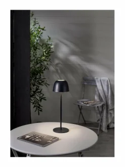 Muut Joulukoristeet|Star Trading Ronda USB- ladattava pöytävalaisin, ulko- ja sisäkäyttöön 11 x 11 x 34,5 cm MUSTA