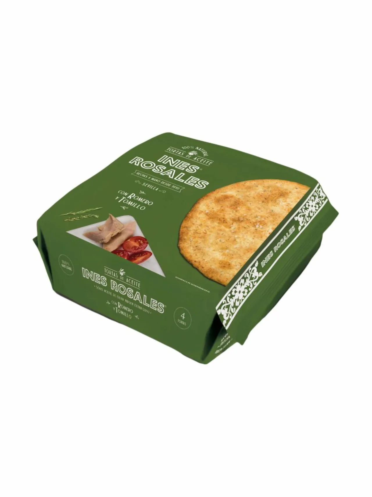 Suolaiset Delituotteet|Ines Rosales Rosemary And Thyme Olive Oil Torta -leivonnainen 120 g