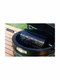 Grillit & Grillitarvikkeet|Big Green Egg Rotisserie-grillivarraskori STEEL