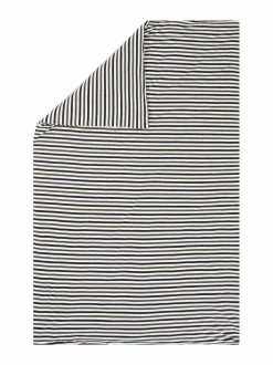 Liinavaatteet|Casa Stockmann Rotterdam Jersey -pussilakana 150 x 210 cm DK.BLUE/MEL GREEN/NATURAL WHITE