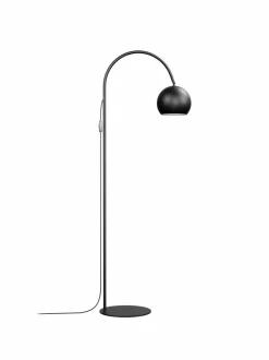 Lattiavalaisimet|Design by Grönlund Round Single -lattiavalaisin 151 cm BLACK
