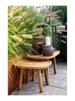 Puutarhakalusteet & Pehmusteet|Cane-Line Royal-sivupöytä 76 cm x 38 cm BEIGE