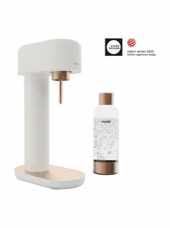 Muut Keittiölaitteet|Mysoda Ruby 2 -hiilihapotuslaite 14 x 24 x 41 cm WHITE COPPER