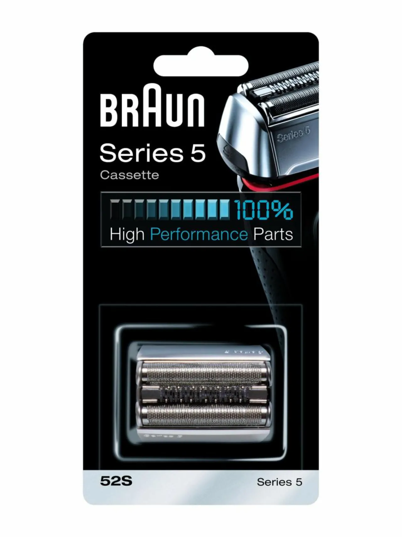 Ihokarvanpoisto|Braun 52S -teräverkko ja terä