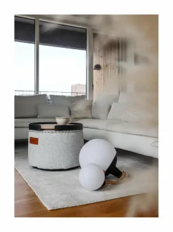 Sisustusvalosarjat|SACKit 250 - johdoton valaisin 30 cm WHITE