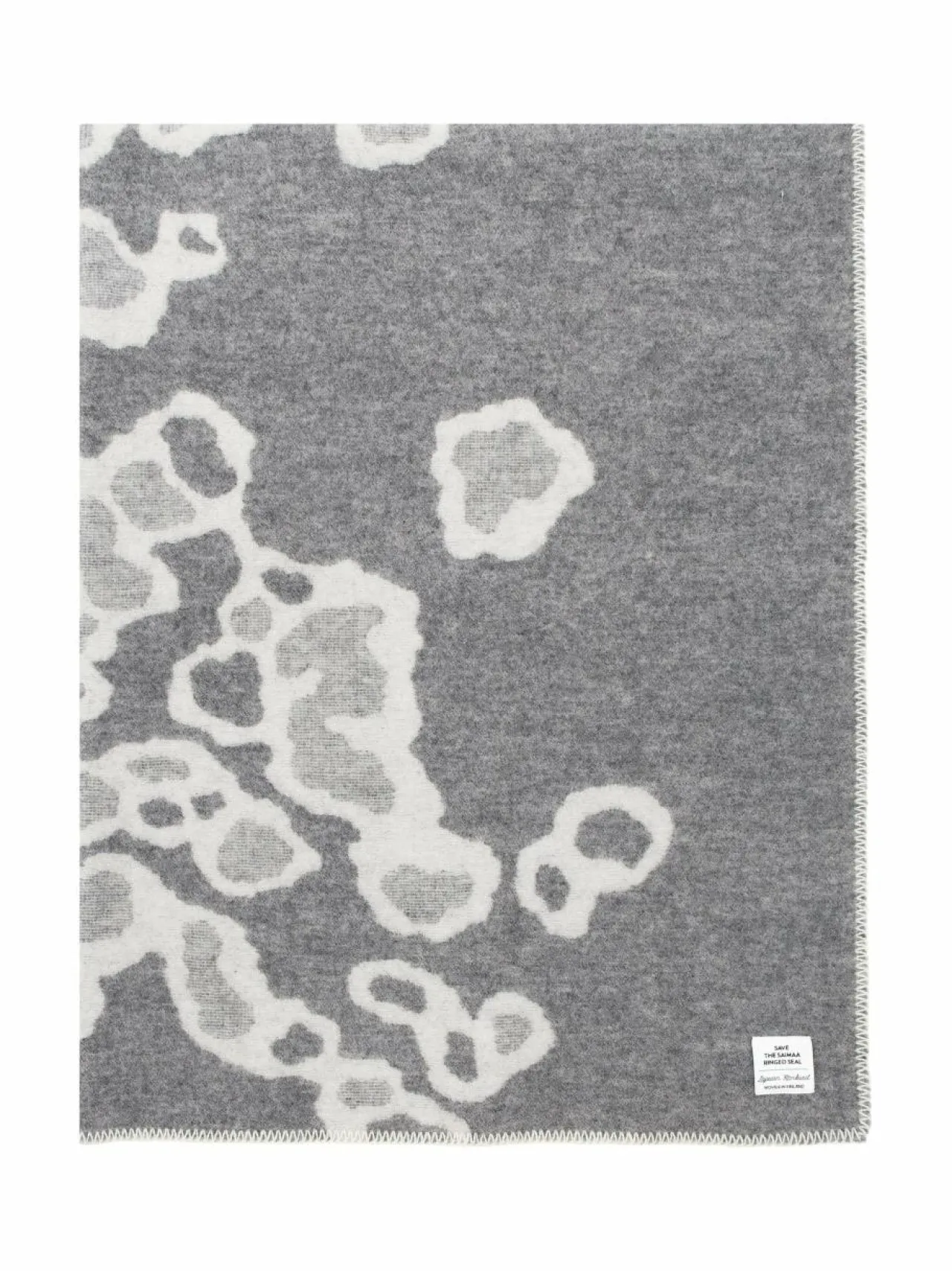 Huovat & Päiväpeitot|Lapuan Kankurit Saimaannorppa-huopa WHITE/GREY