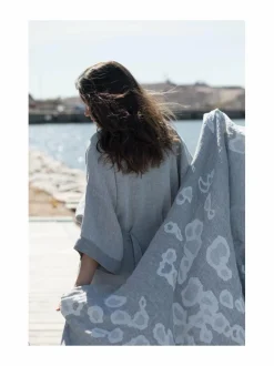 Huovat & Päiväpeitot|Lapuan Kankurit Saimaannorppa-huopa WHITE/GREY