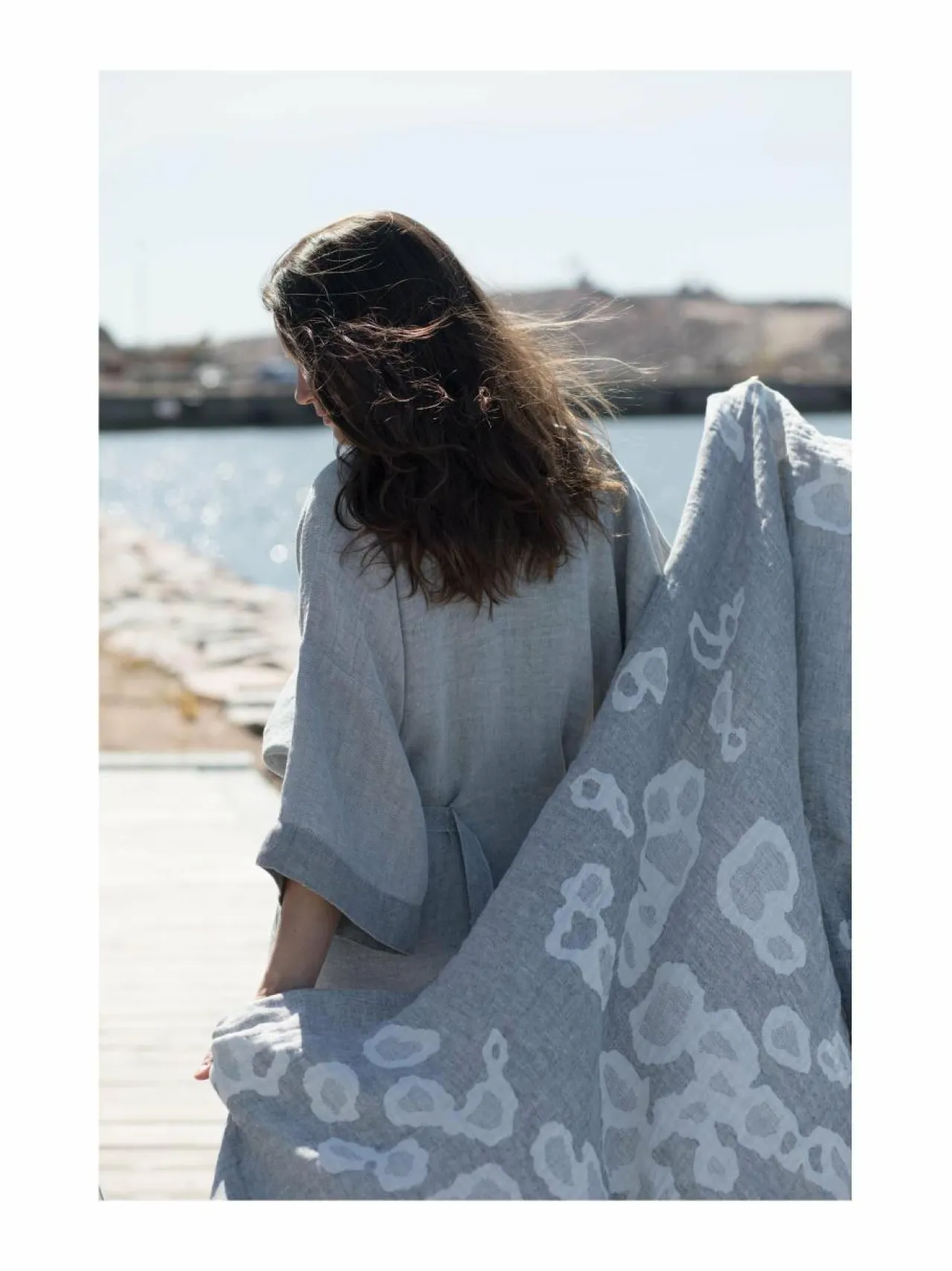 Huovat & Päiväpeitot|Lapuan Kankurit Saimaannorppa-huopa WHITE/GREY