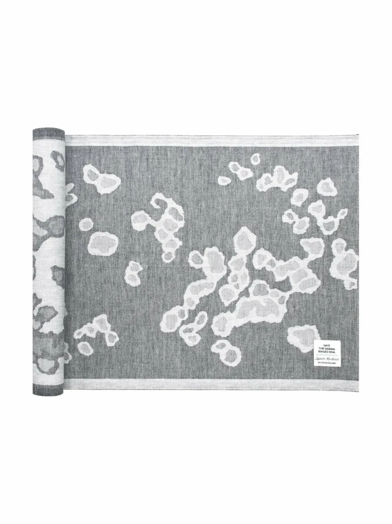 Sauna|Lapuan Kankurit Saimaannorppa-laudeliina VALKO-HARMAA