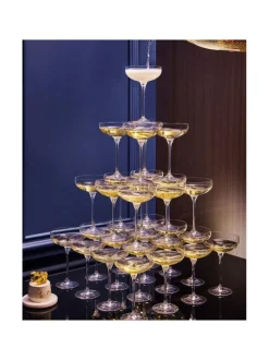 Lasit|Krosno Samppanjalasi Coupe Harmony 280ml (6kpl)