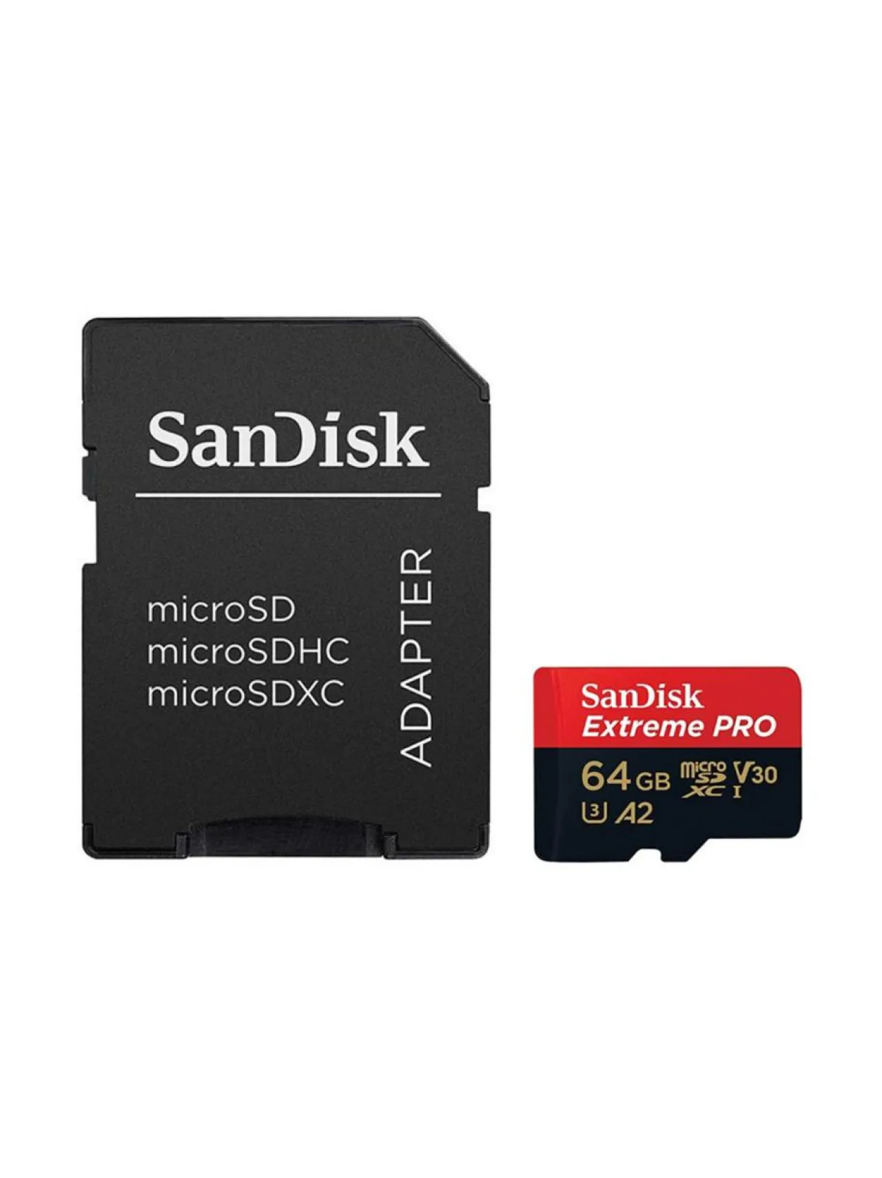 Kamerat|Sandisk Extreme Pro 64GB MicroSDXC (170MB/s) UHS-I (U3 / V30 / A2 / C10) muistikortti