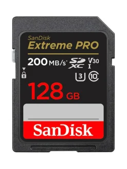 Kamerat|Sandisk Extreme Pro 128GB SDXC (200MB/s) UHS-I (U3 / V30) -muistikortti