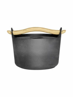 Keitto- & Paistoastiat|Iittala Sarpaneva-valurautapata 3 l MUSTA