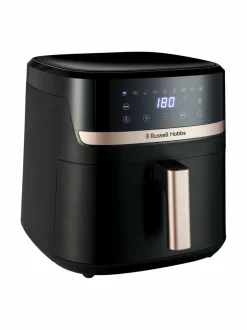 Grillit & Grillitarvikkeet|Russell Hobbs Satisfry Airfryer ilmafriteerauskeitin, 8.3L BLACK