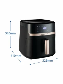 Grillit & Grillitarvikkeet|Russell Hobbs Satisfry Airfryer ilmafriteerauskeitin, 8.3L BLACK