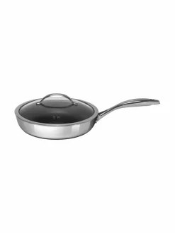 Keitto- & Paistoastiat|Scanpan Sauté HaptIQ -haudutuspannu kannella, 28 cm STEEL