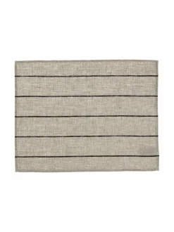 Sauna|Casa Stockmann Savu-pellavalaudeliina 47 x 60 cm PELLAVA/MUSTA