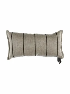 Sauna|Casa Stockmann Savu-saunatyyny 47 x 23 cm PELLAVA/MUSTA