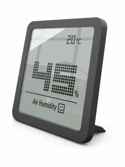 Sisäilma|Stadler Form Selina Little -kosteus- ja lämpömittari MUSTA