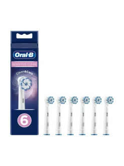 Hampaidenhoito|Oral-B SENSITIVE CLEAN -vaihtoharjat 6 kpl WHITE