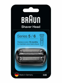 Ihokarvanpoisto|Braun Series 5/6 53B -parranajokoneen teräverkko ja terät BLACK